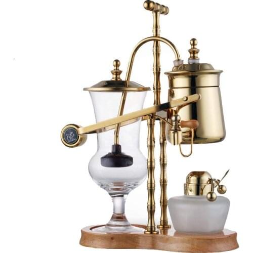 Royal Belgium Luxury Family 18/8 Stainless Steel Balance Syphon Siphon Coffee Maker Set,elegant coffee pot,Royal coffee maker