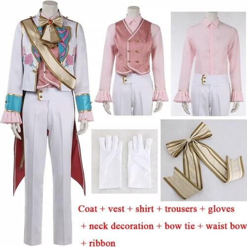 Anime Ensemble Stars Hibiki Wataru Cosplay Costume Tenshouin Eichi Fushimi Yuzuru Role Play Full Sets Halloween Carnival Party