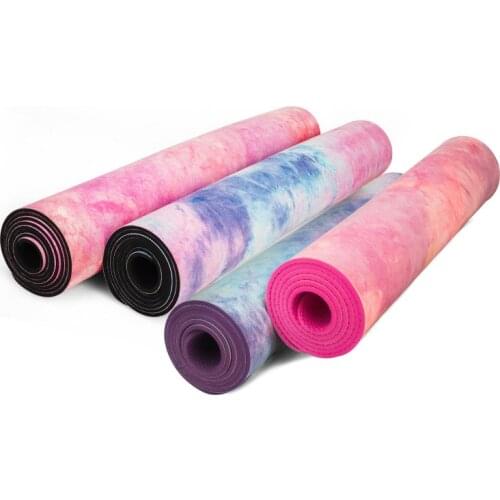 5MM Printing Pattern Yoga Mat Suede TPE Acupressure Beginner Pilates Fitness Workout Mat Dance Non-slip Exercise Gym Home Carpet