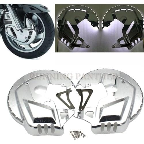 Brake Disc Rotor Covers Red LED 2001-2014 For HONDA F6B 2013-2015 2014 For HONDA F6B 2013-2015 2014 For Honda GOLDWING GL1800