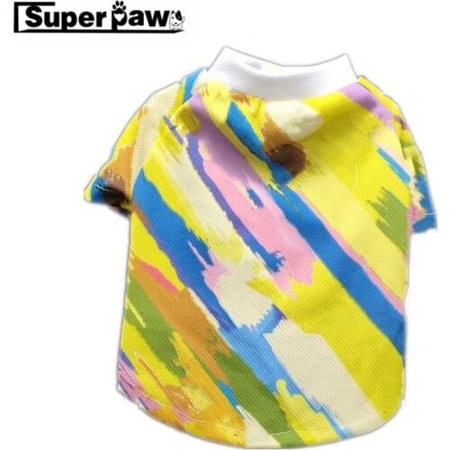 Summer Pet Dog Cooling T-shirt Clothes For Small Medium Dogs French Bulldog Schnauzer Chihuahua Pug Hoodie Coat LXC11