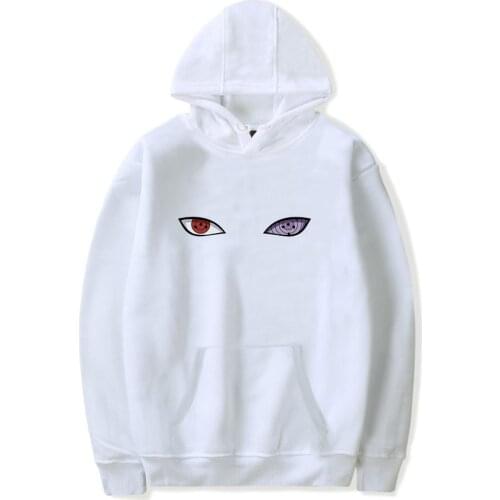 Uchiha Family Sasuke Hoodies Anime Clothes Rinnegan Sharingan Eyes Hoodies Men womens Hoodie Anime Boy girls Sweatshirt