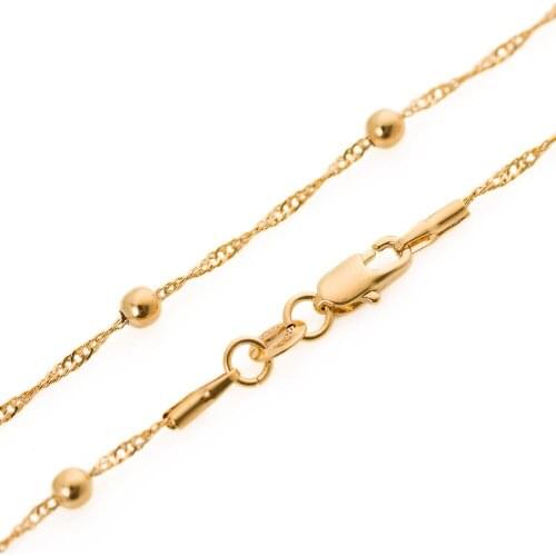 Wholesale 22k gold filled Wishing love necklace fashion full heart necklace love for women vintage jewelry