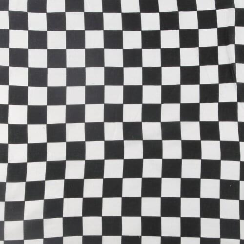 FOXMOTHER New Hair Band Neck Scarf Wrist Square Scarves Print Handkerchief Black White Plaid Check Bandana Headwear Mens Womens