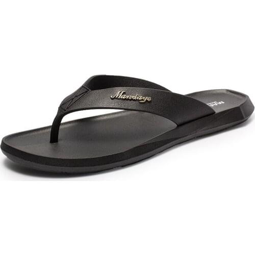 Qian eu love Men's Flip Flops