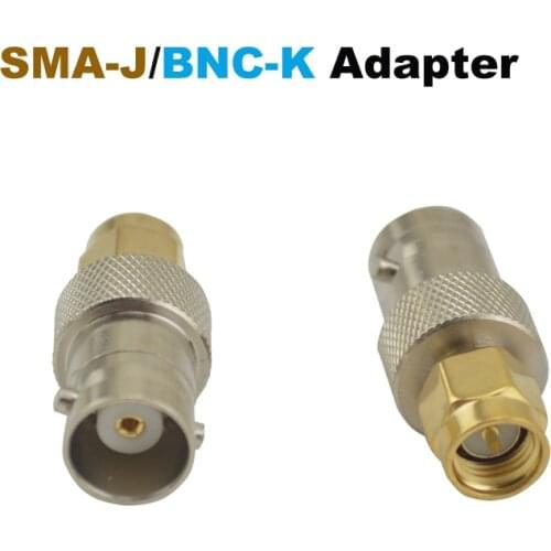 SMA-J (SMA Male)/BNC-K (BNC Female) jack RF Adapter