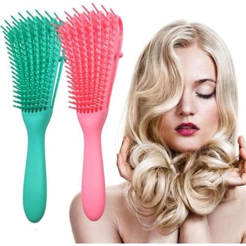 Scalp Massage Comb Hair Brush Women Detangle Hairbrush Anti-tie Knot Professional Hair Brush Octopus Type Comb for Women Men