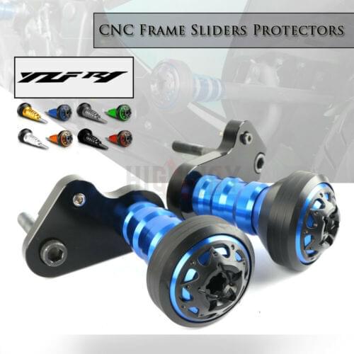 Motorcycle Carved Falling Protection Frame Slider Fairing Guard Crash Pad Protector For YAMAHA YZF R1 YZF-R1 2009-2014