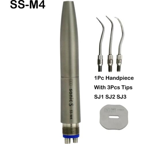 Dental Sonic 4 Holes Hygienist Air Scaler Handpiece SJ1 SJ2 SJ3 Tip KaVo SS M4