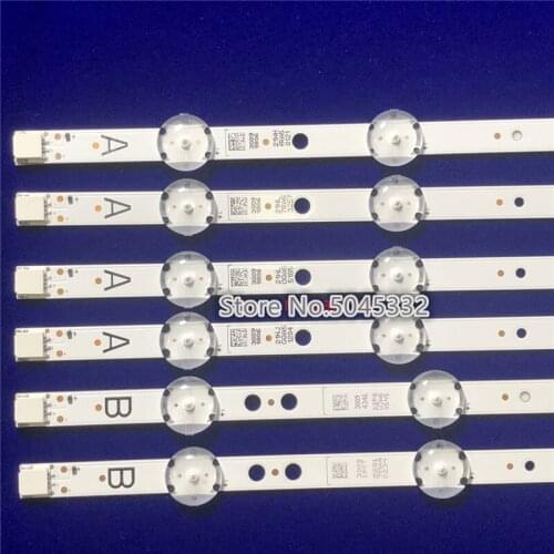 New 6pcs 7LED LED Backlight strip For 49AO4USB 49L3653DB LT-49C670 VES490UNDL-2D-N11 SVV490A32A SVV490A32B SVV490A59A SVV490A59B