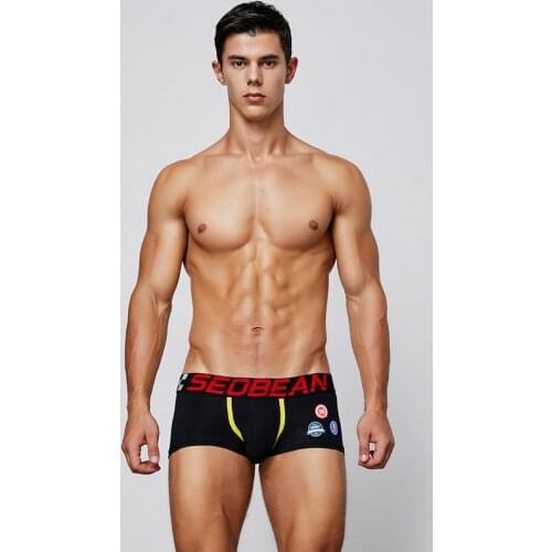 Fashion Mesh Mens solid Underwear Cotton Boxers Underpants Breathable Boxer Shorts Men Panties Sexy Male Underwears