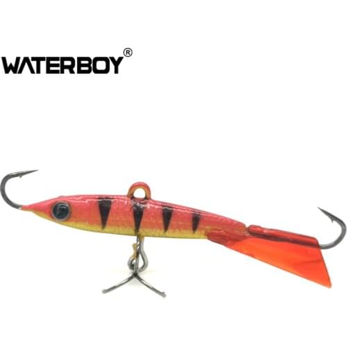 WATERBOY 1PCS Quality Winter Ice Jig Fishing Lure 6cm 8.5g Artificial Bait leurre Balancer for Fishing Carp Walleye Pike Perch