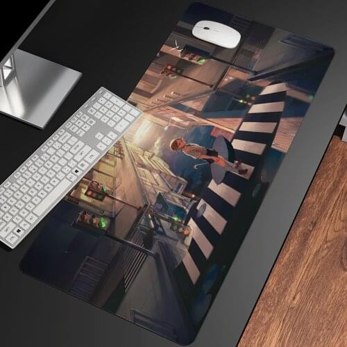 XXL Anime beautiful scenery Mouse Pad Gamer Anti-slip Rubber Gaming Mousepad Keyboard Laptop Computer Speed Mice Mat Office Mats