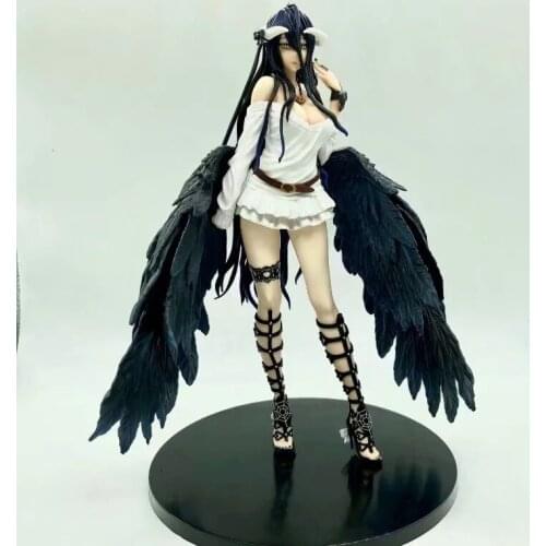 Japan Anime Overlord Albedo so-bin Ver. 1/6 Scale PVC Figure Figurine 27cm Toy Model Statue New With Box