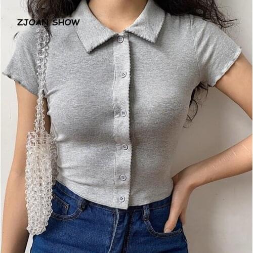 ZJOAN SHOW Women's Cropped T-shirts