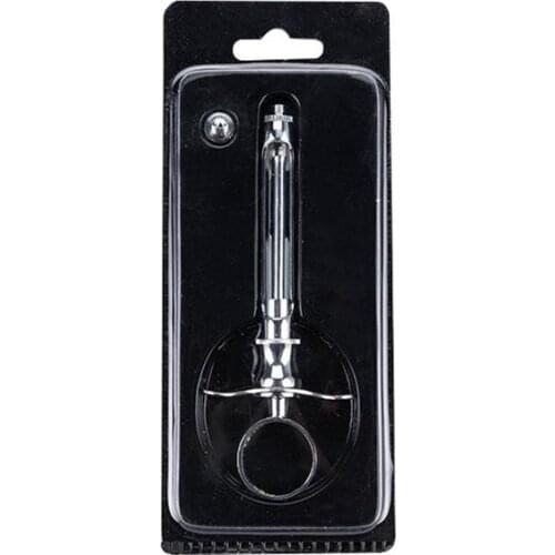 1Pc Dental Stainless Steel Syringe Dental Laboratory Stainless Steel Impression Syringe Dental Equipment