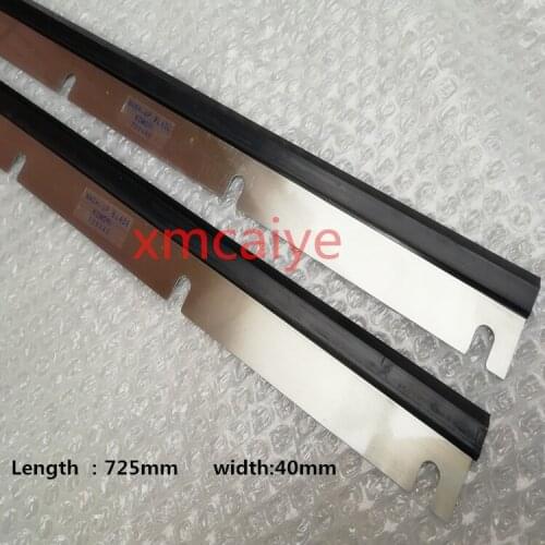 10pcs Komori Lithrone26 Wash up blades L725 W40MM 6holes