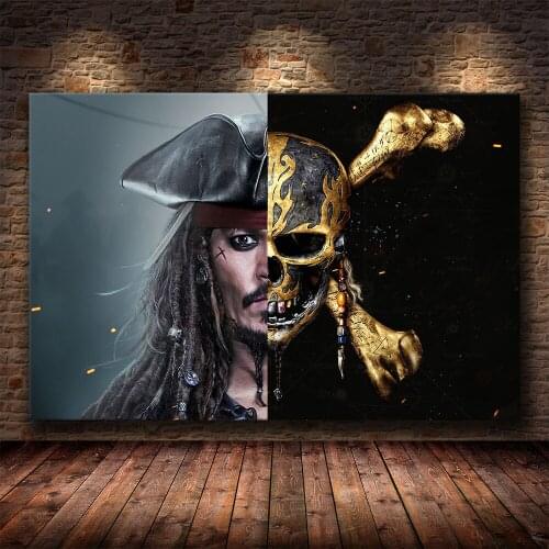 5D DIY Diamond Painting Classic Epic Movie Pirates of The Caribbean Diamond Embroidery Wall Art Picture Living Room Decoration