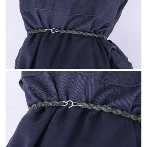 Army Trouser Twists Military Cadet Elastic Leg Ties rope legging Bungee Twisters Outdoor V9P8