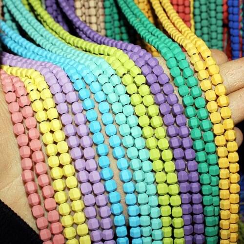 Natural Hematite Fish Bone Shape Red Beads Love Beaded DIY Bracelet Necklace Accessories Jewelry 15 "