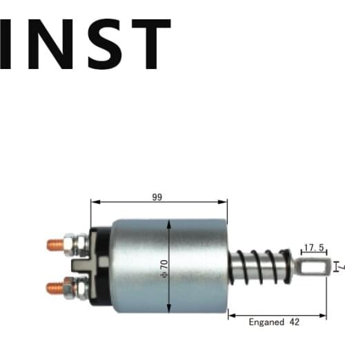 ELECTROMAGNETIC SWTICH SOLENOID FOR 24V 2210-17002 2210M5700 2210M6700 2210M9910 SSH2122HE SSH6122HE 233122 66-8141