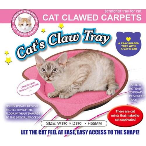 Cat Scratcher Board Pad Cat-Shape Nest Bed Bowl Warm Scratch Sofa Cushion Claw Pot Tray With Catnip For Kitty Blanket Kitten Mat