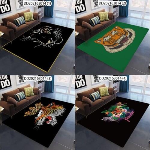 Creative animal tiger Home Carpet area rug large Mats carpet circle rug rug vortex rug rugs for bedroom bedroom decor balcony