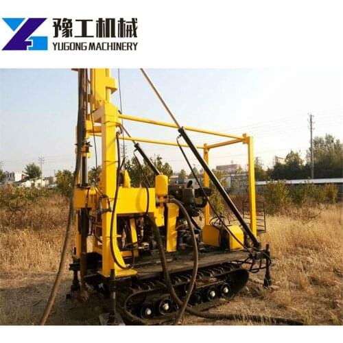 HYZ-130 m Deep Core Drilling Rig Crawler Water Well Drilling Rig for Sale Borehole Drilling Rigs Driven By Diesel Engine