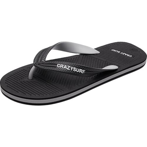 2021 New Arrival Summer Men Flip Flops High Quality Beach Sandals Anti-slip Zapatos Hombre Casual Soft Bottom Beach Shoes Cheap