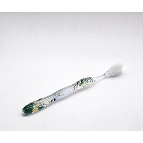 1 Pcs Brush Soft Toothbrush Double Ultra Dental Oral Care Chinese Classical Painting Toothbrush Soft Brosse Oral Care Toothbrush