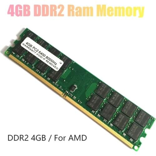 4GB DDR2 Ram Memory 800Mhz 1.8V PC2 6400 DIMM 240 Pins For AMD Motherboard Memory Ram