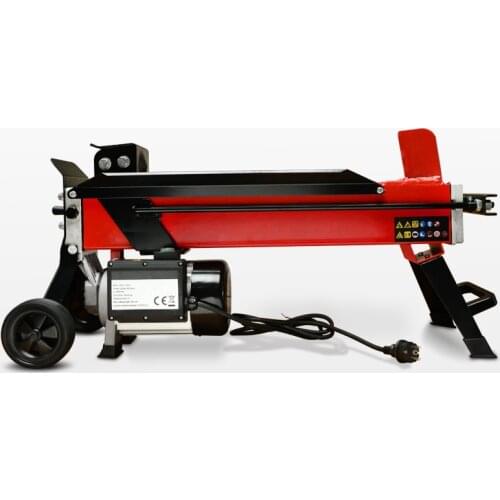 AC220V 2000W 4 ton 37cm mobile electro-hydraulic wood separator cutting machine,tree crusher,forestry tree processing machinery