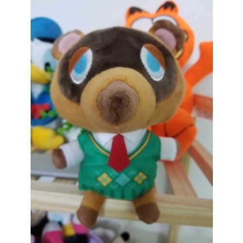 Animal Crossing Tom Nook Plush Toy Raccoon Stuffed Doll Little Buddy