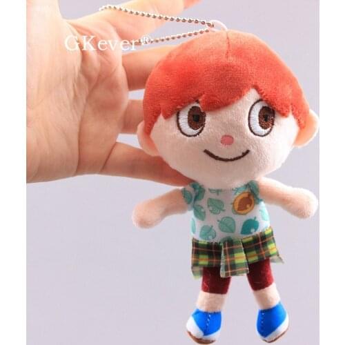 Animals Crossing Leaf Girl Plush Pendant with Keychain 15cm Mini Toys Gift Dolls Hot Sale