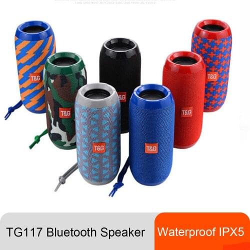 Portable Wireless Bluetooth Speaker Bass Subwoofer Outdoor Speakers Boombox AUX TF USB Stereo Loudspeaker Music Box Waterproof