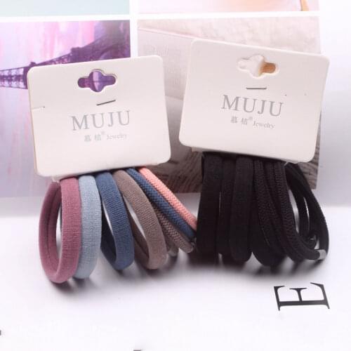 8-piece set Hair ties Rubber bands accessories for girls Hair bands ponytail headbands for women elastics Hair band Headwear