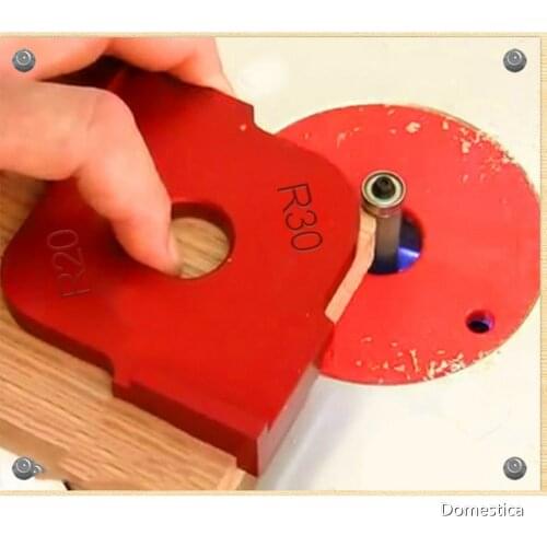 Radius Jig Router Templates Aluminium Alloy Routing Round Corners Router Bit Templates Woodwork Routing R5 R10 R15 R20 R25 R30