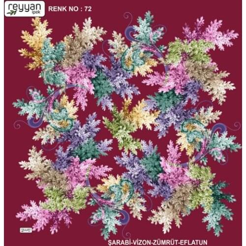 REYYAN SILK OYALIK WRITING (NEW QUALITY)-14676 - RENK-72