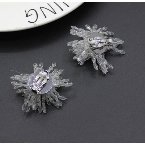 Guruli Na Zha with full handmade beaded earrings earrings new womens accessories 578