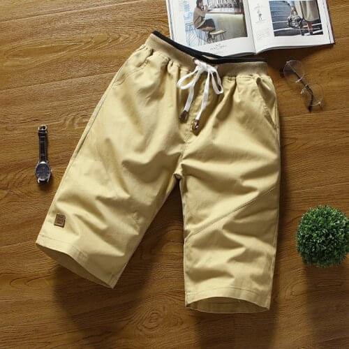 Bingchenxu Summer Shorts Classic Mens Fashion Shorts summer 2021 Korean Fashion thin thread beach pants mens seaside