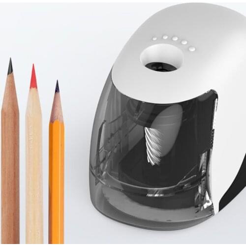 USB Electric Pencil Sharpener Simple Business Style Automatic Sharpeners Desktop School Office Supplies
