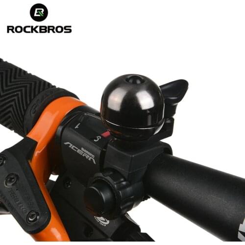 RockBros Ordinary Bells Bike Bicycle Bell Cycling Riding Ultra-light Copper Plastic Handlebar Bicycle Call Horns Crisp Ringing