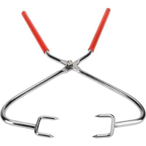 Stainless Steel Caliper Pottery Clamp Pliers Pottery Clay Dipping Tong Pottery Ceramics Kilns Tools Clay Clamp