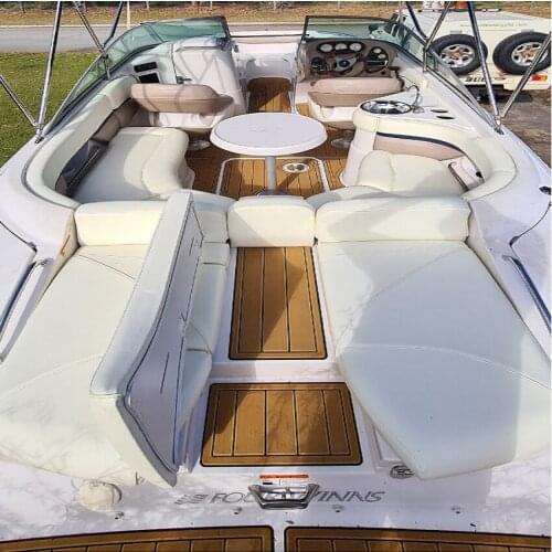 2005 Four Winns Horizon 230 Swim Step & Cockpit Pad Boat EVA Teak Decking 1/4" 6mm