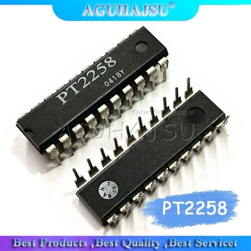 5pcs/lot PT2258 DIP-20 Six-channel volume controller chip