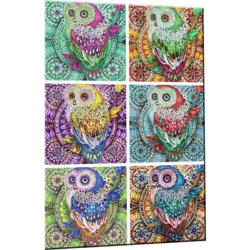 5D DIY Special Shaped Diamond Painting Animal Owl Diamond Embroidery Rhinestone DIY Mosaic cross stitch Craft Gift