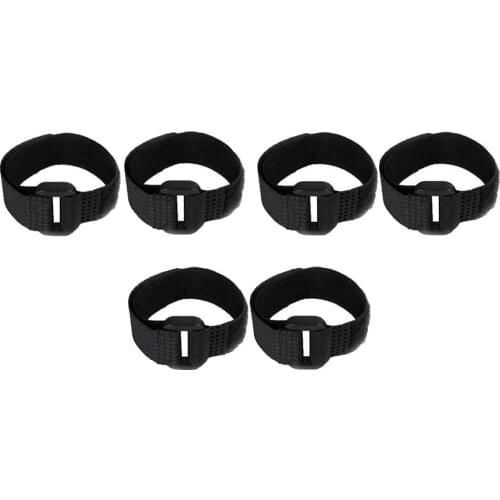 6pcs Chicken Collar Adjustable Prevent Chicken from Screaming for Duck Black