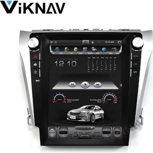 Android Vertical screen Car GPS Multimedia Player forToyota Camry 2012-2016 Car GPS Navigation Stereo In-dash