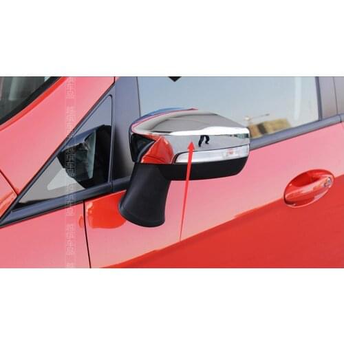 Car Styling ABS Chrome Reversing Mirror Protection Shield Cover Case stickers for Ford Ecosport 2013 -2017 Accessories