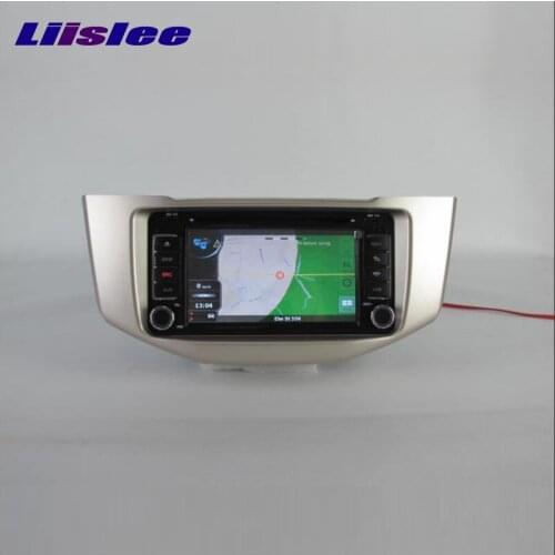 For LEXUS RX 400 RX400 Radio CD DVD Stereo Player & GPS Nav Navi Navigation System Double Din Car Audio Installation Set